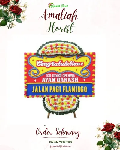 Bunga Papan Congratulation di Panjalu